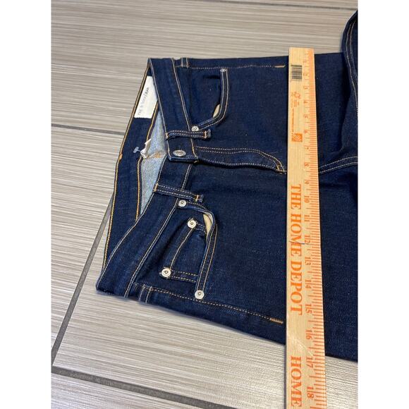 streetwear everyday Rag & Bone high rise skinny jeans sz 29 dark wash denim - Picture 7 of 12